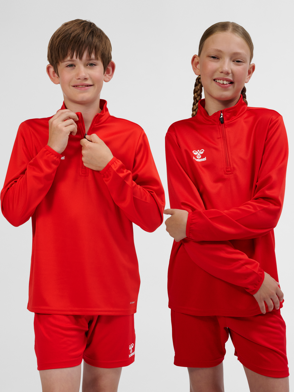 hmlESSENTIAL HALF-ZIP KIDS