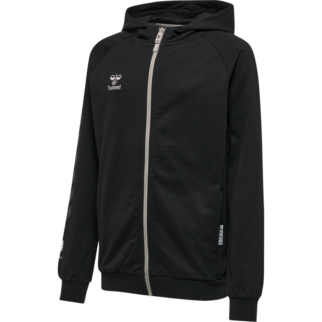 hmlMOVE GRID COTTON ZIP HOODIE KIDS