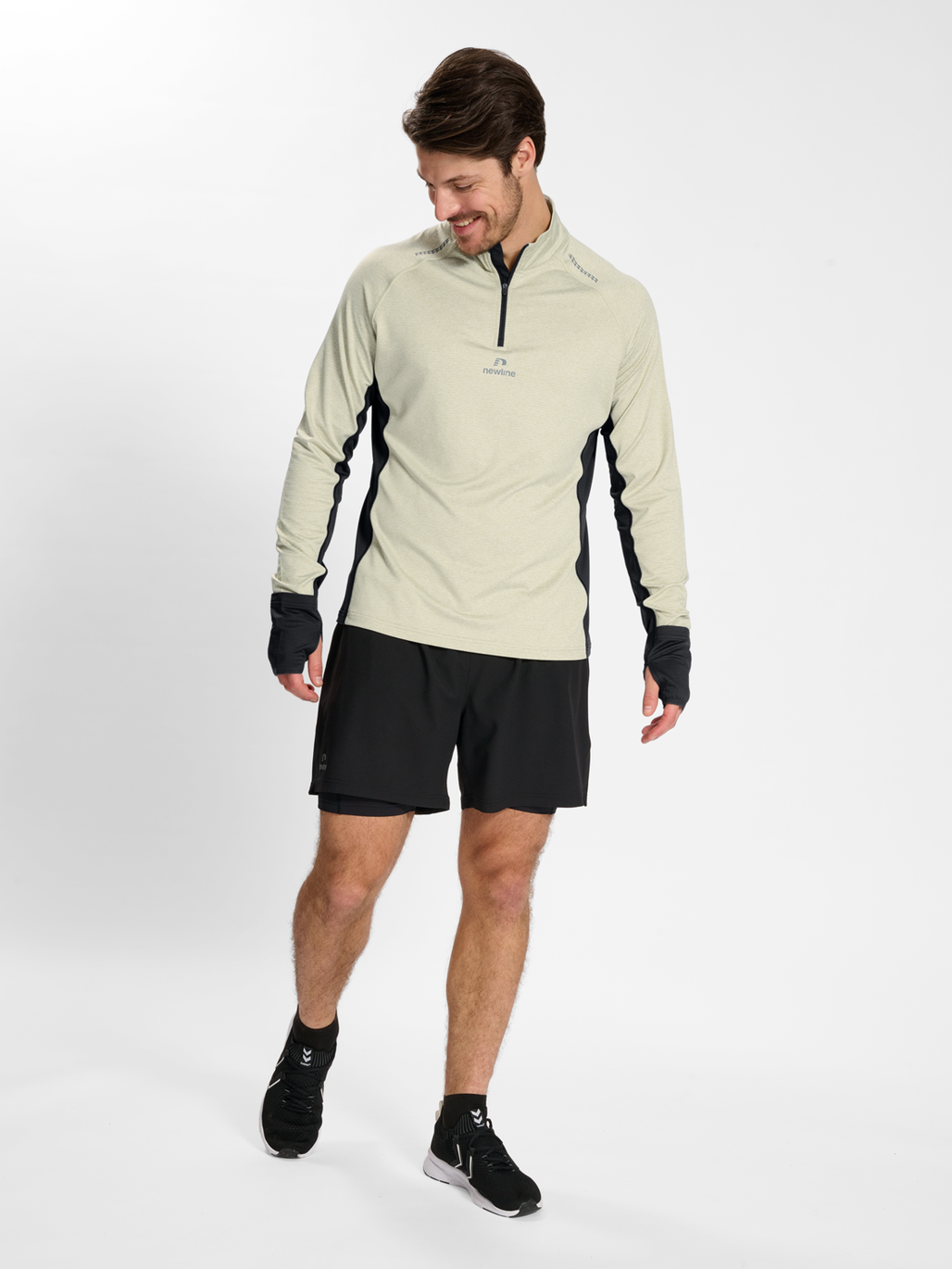 nwlMESA 1/2 ZIP L/S MEN