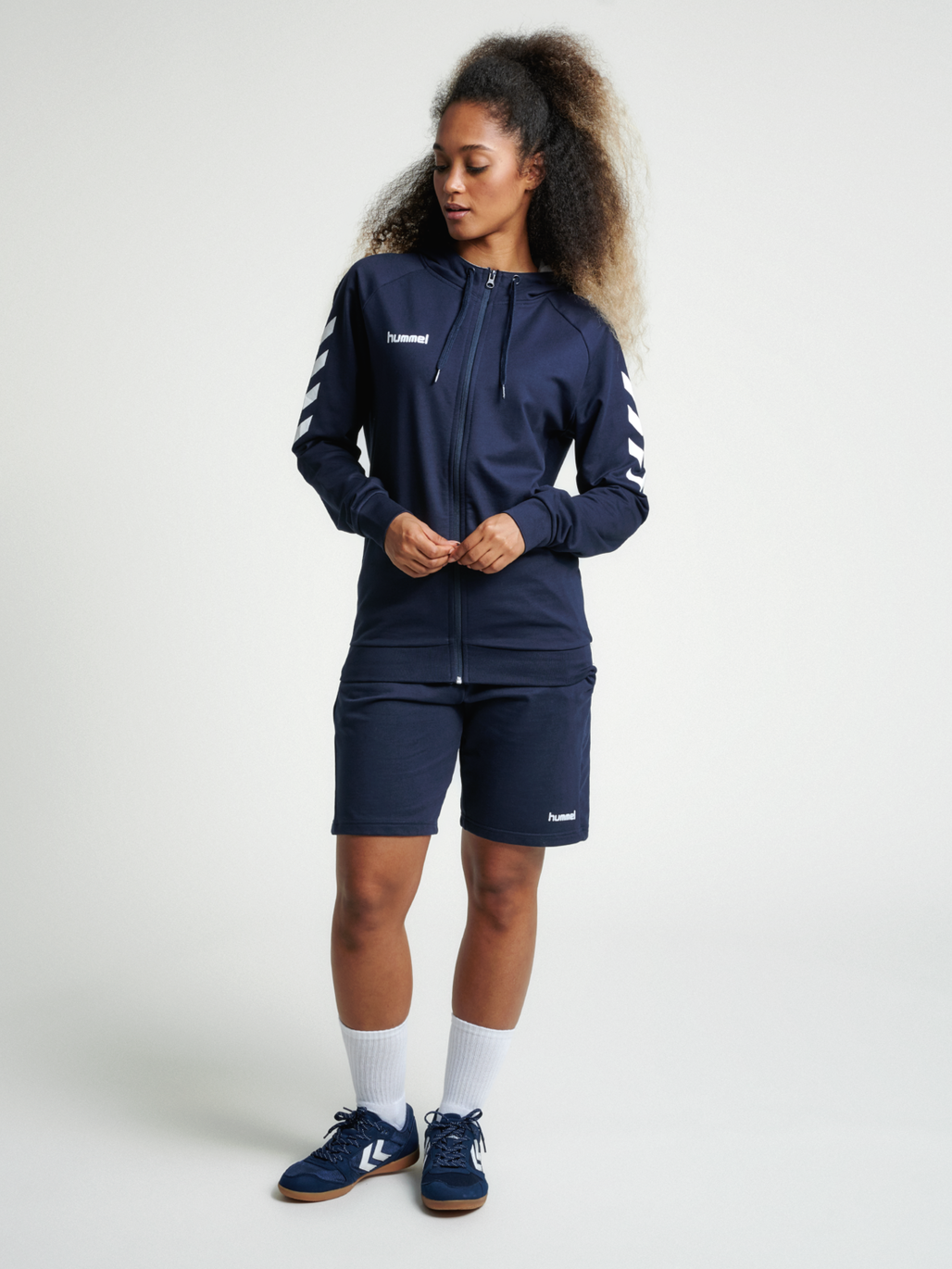 HMLGO COTTON ZIP HOODIE WOMAN