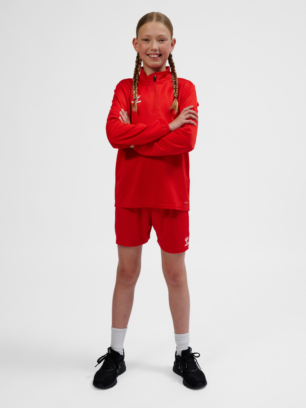 hmlESSENTIAL HALF-ZIP KIDS