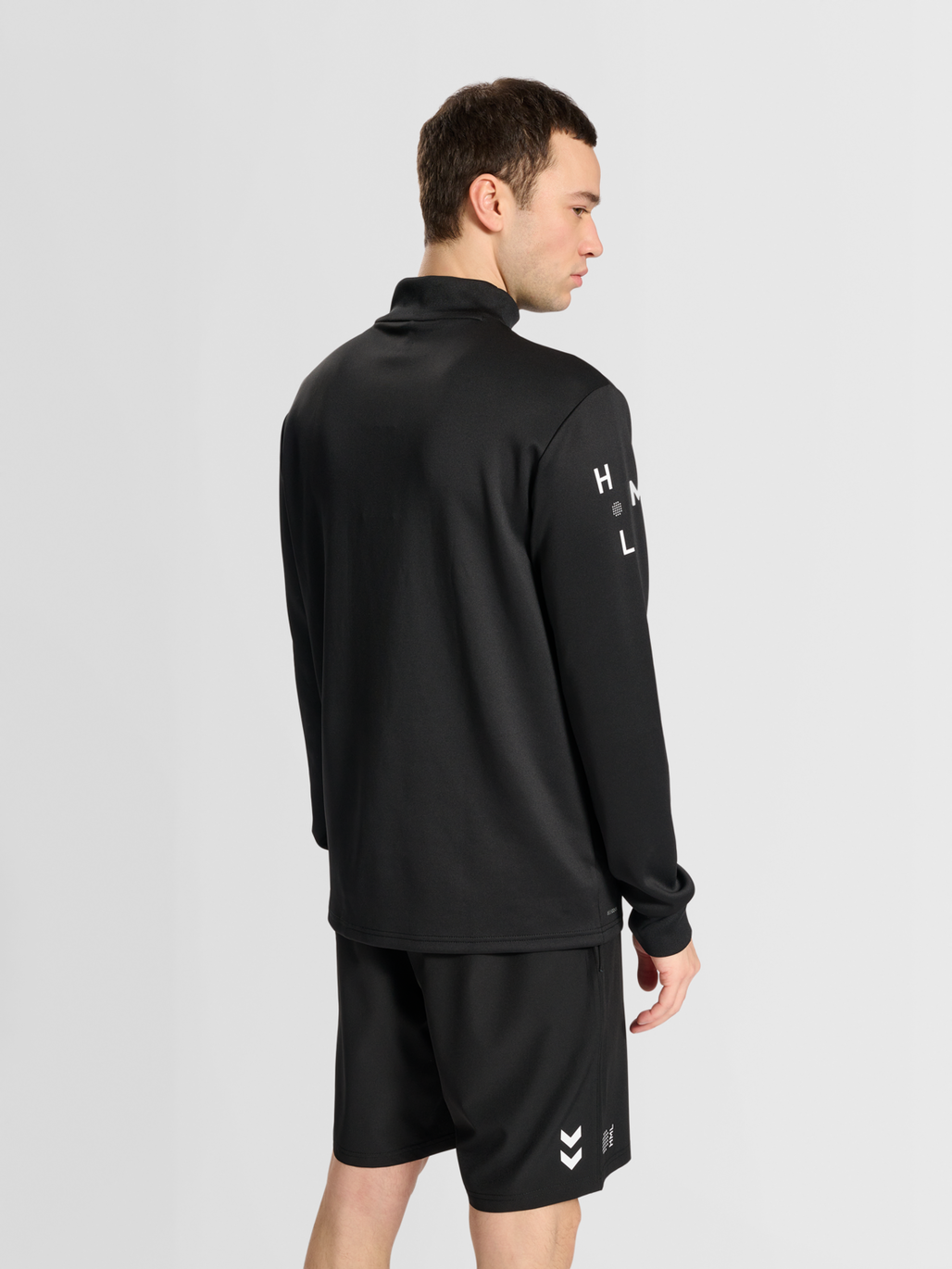 hmlCOURT HALF ZIP L/S