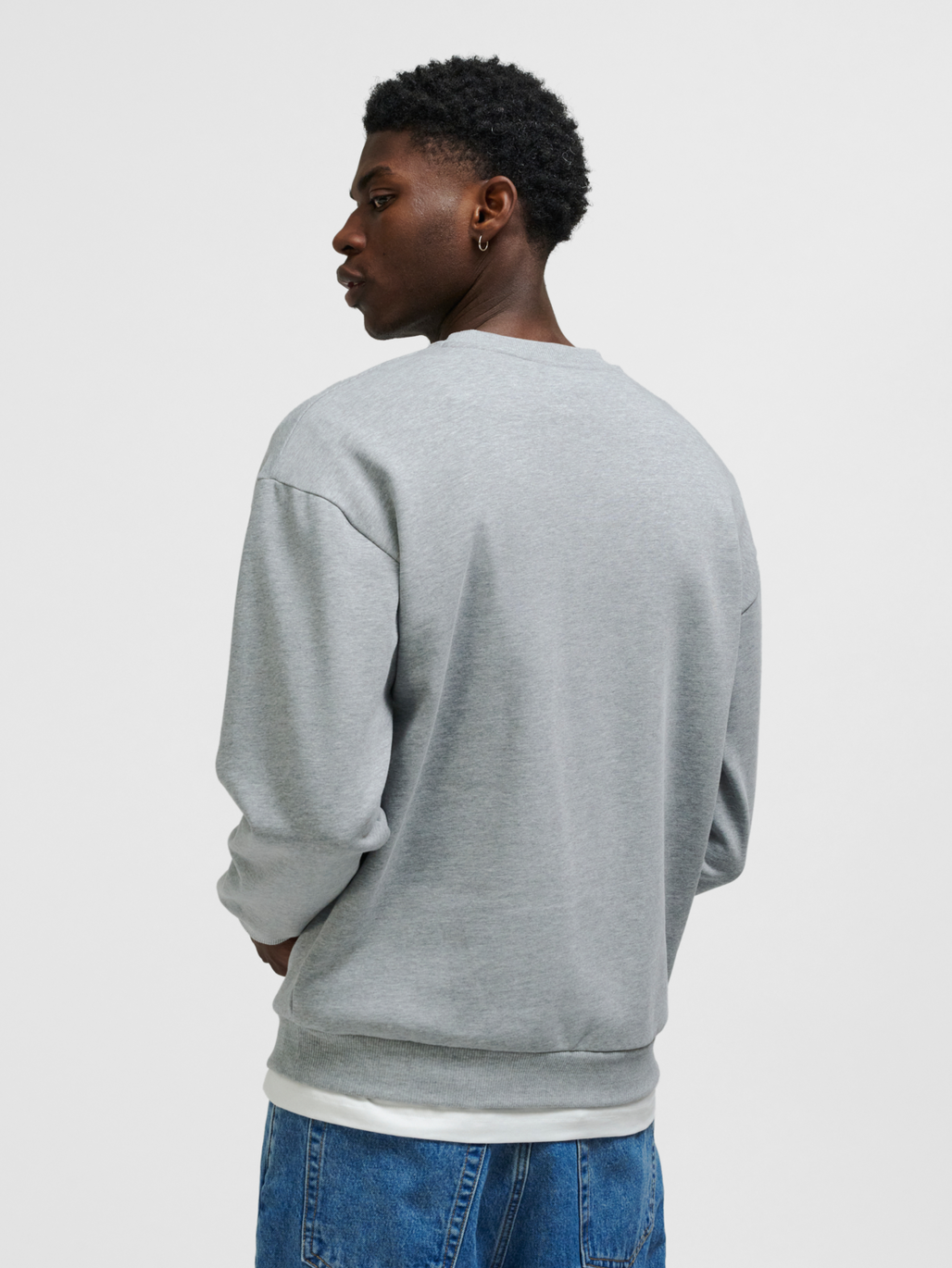 hmlLOOSE CREWNECK UNIVERSITY BEE