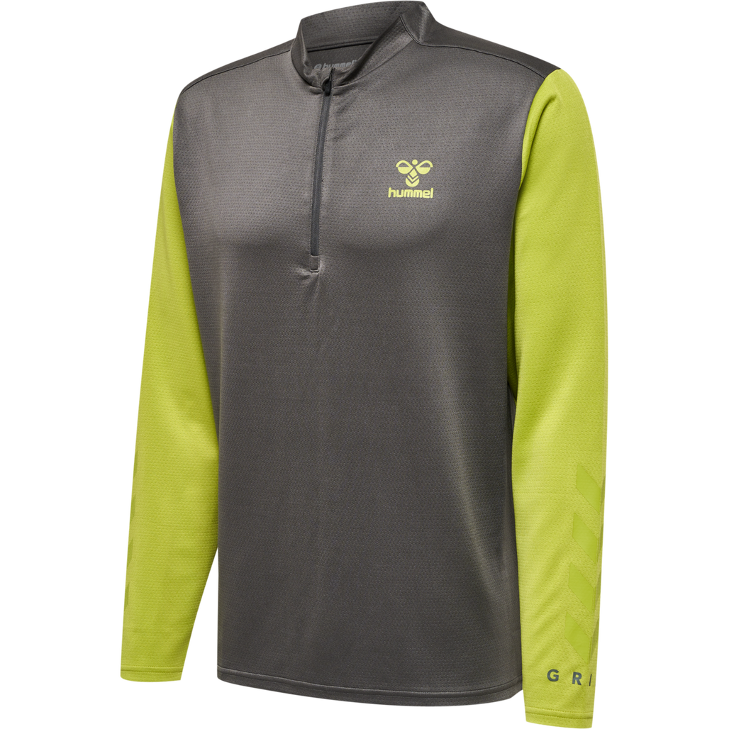 hmlONGRID 1/2 ZIP POLY SWEAT