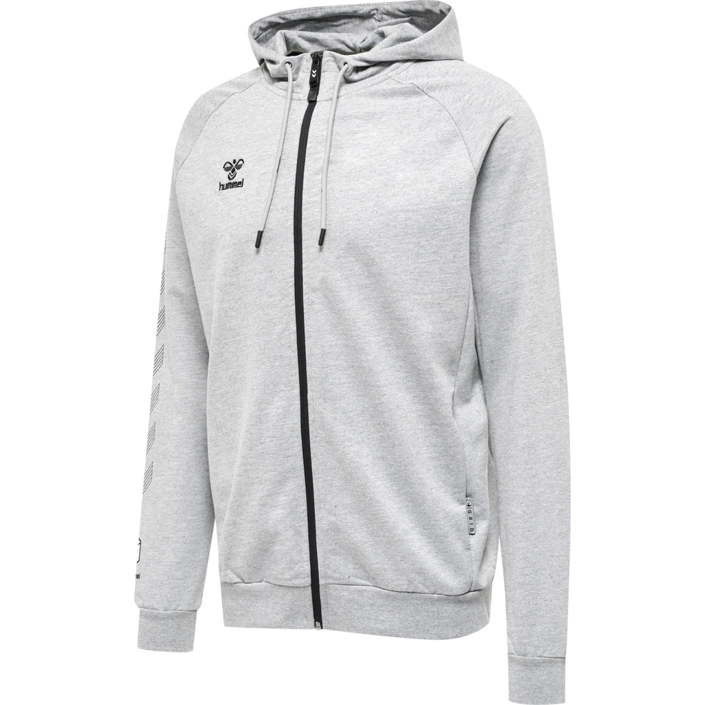 hmlMOVE GRID COTTON ZIP HOODIE