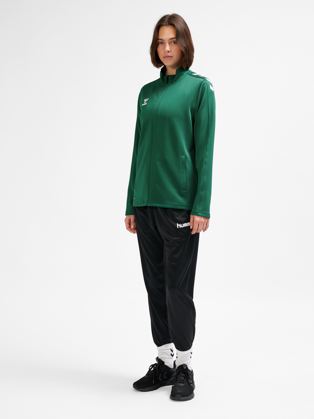 hmlCORE XK POLY ZIP SWEAT WOMAN