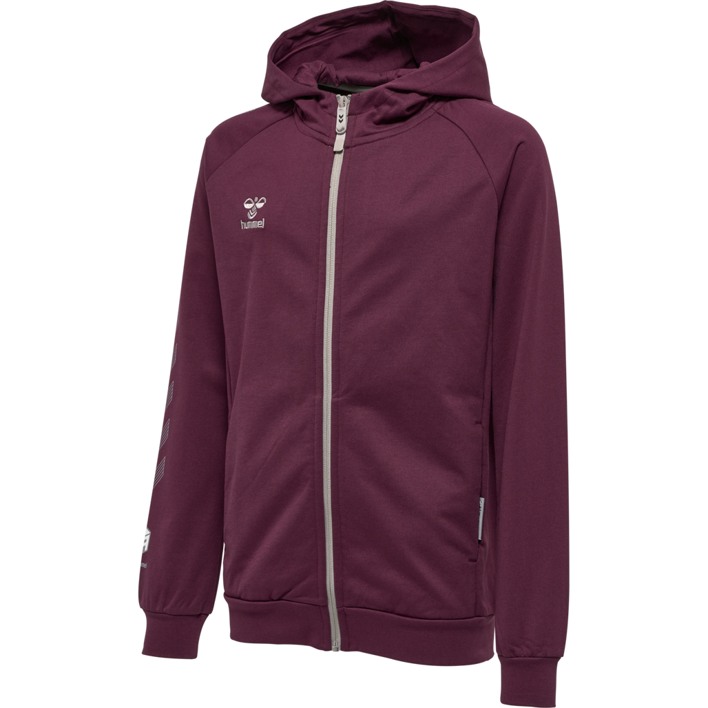 hmlMOVE GRID COTTON ZIP HOODIE KIDS