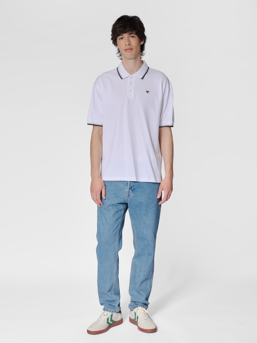 hmlLOOSE POLO SHIRT S/S BEE