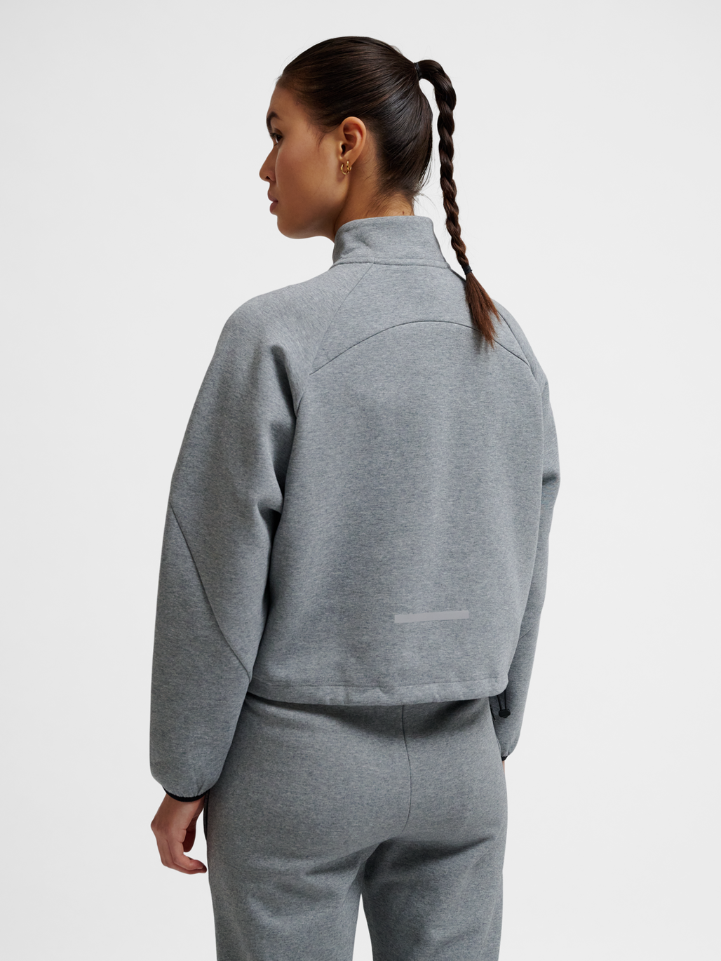 hmlTECH FLEECE WOMEN BOXY HALF ZIP