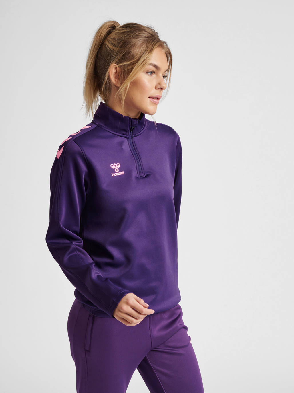 hmlCORE XK HALF ZIP SWEAT WOMAN