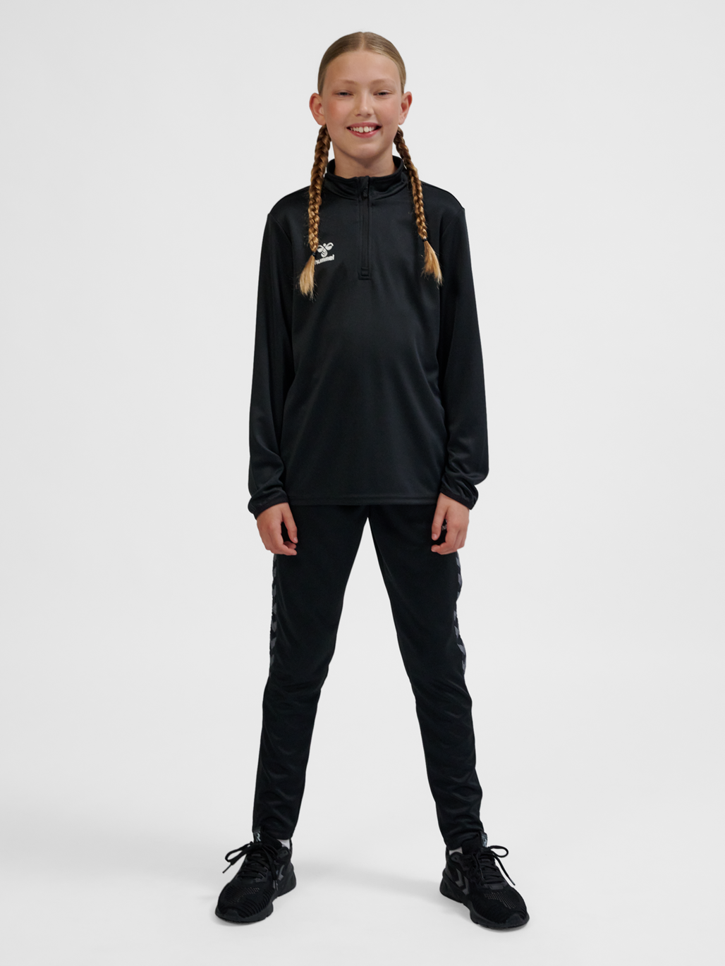 hmlESSENTIAL HALF-ZIP KIDS