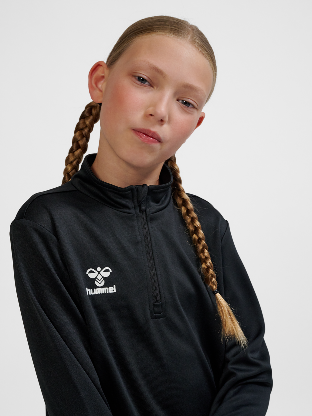 hmlESSENTIAL HALF-ZIP KIDS