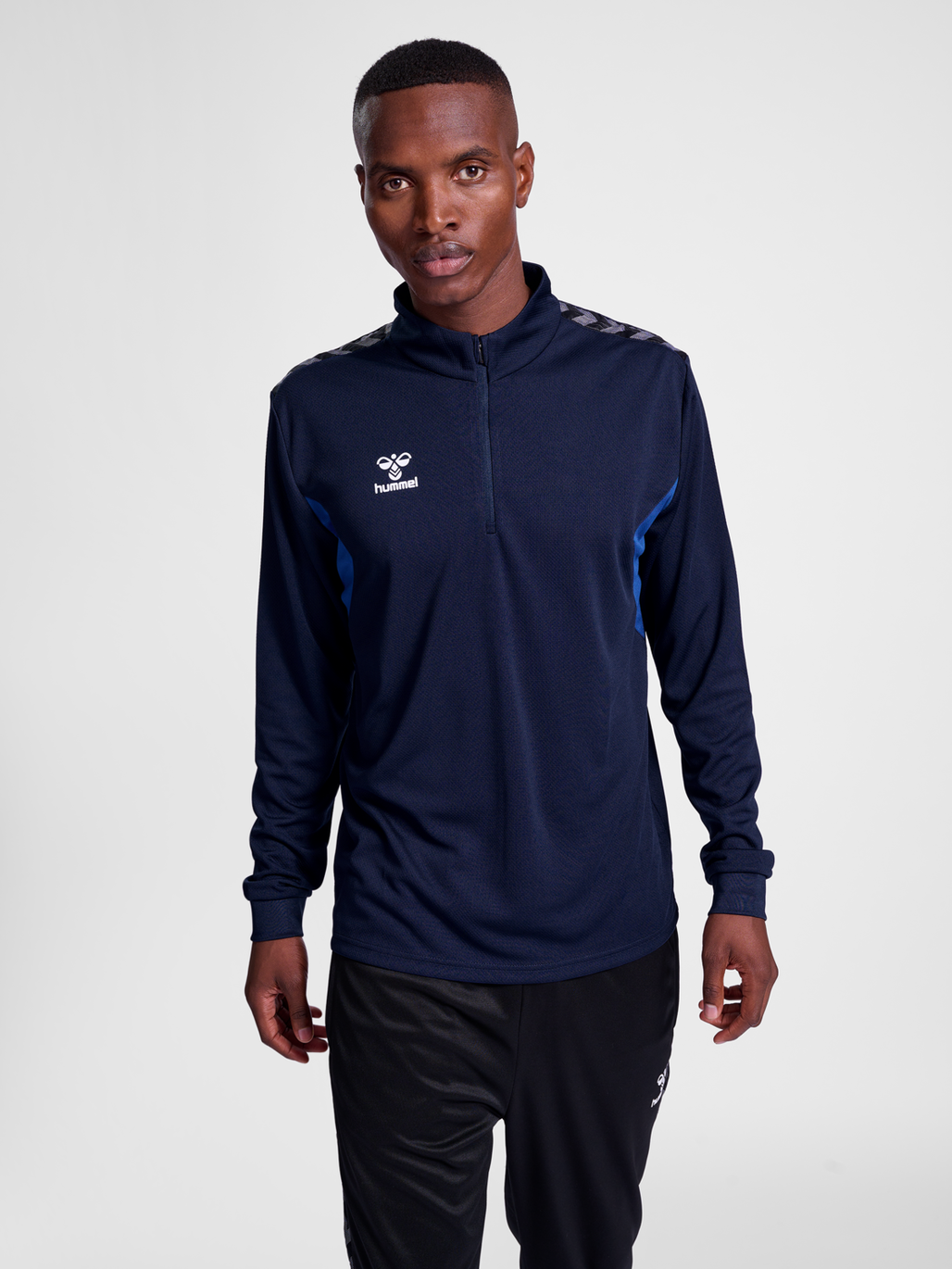 hmlAUTHENTIC HALF ZIP SWEAT