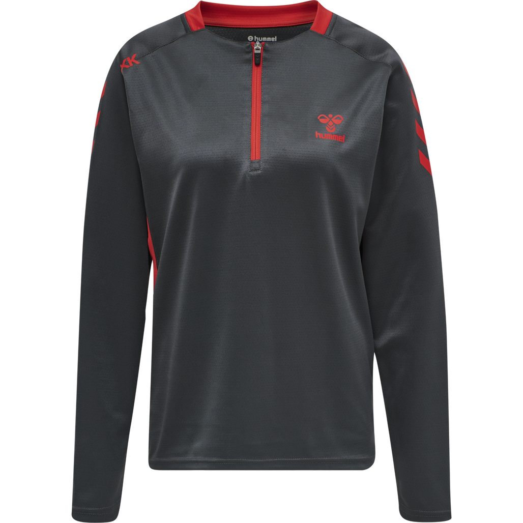 hmlACTION POLY HALF ZIP SWEAT WOMAN