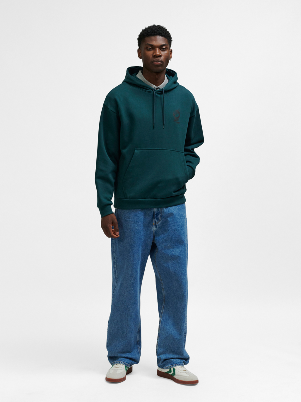 hmlLOOSE HOODIE WRONG YELLOW