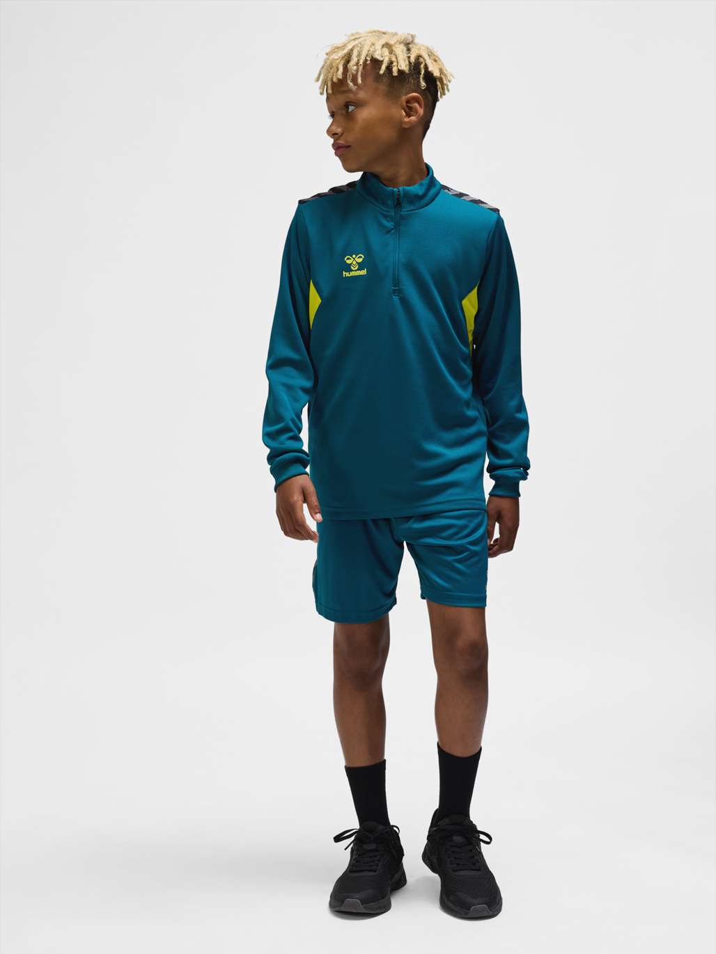 hmlAUTHENTIC HALF ZIP SWEAT KIDS