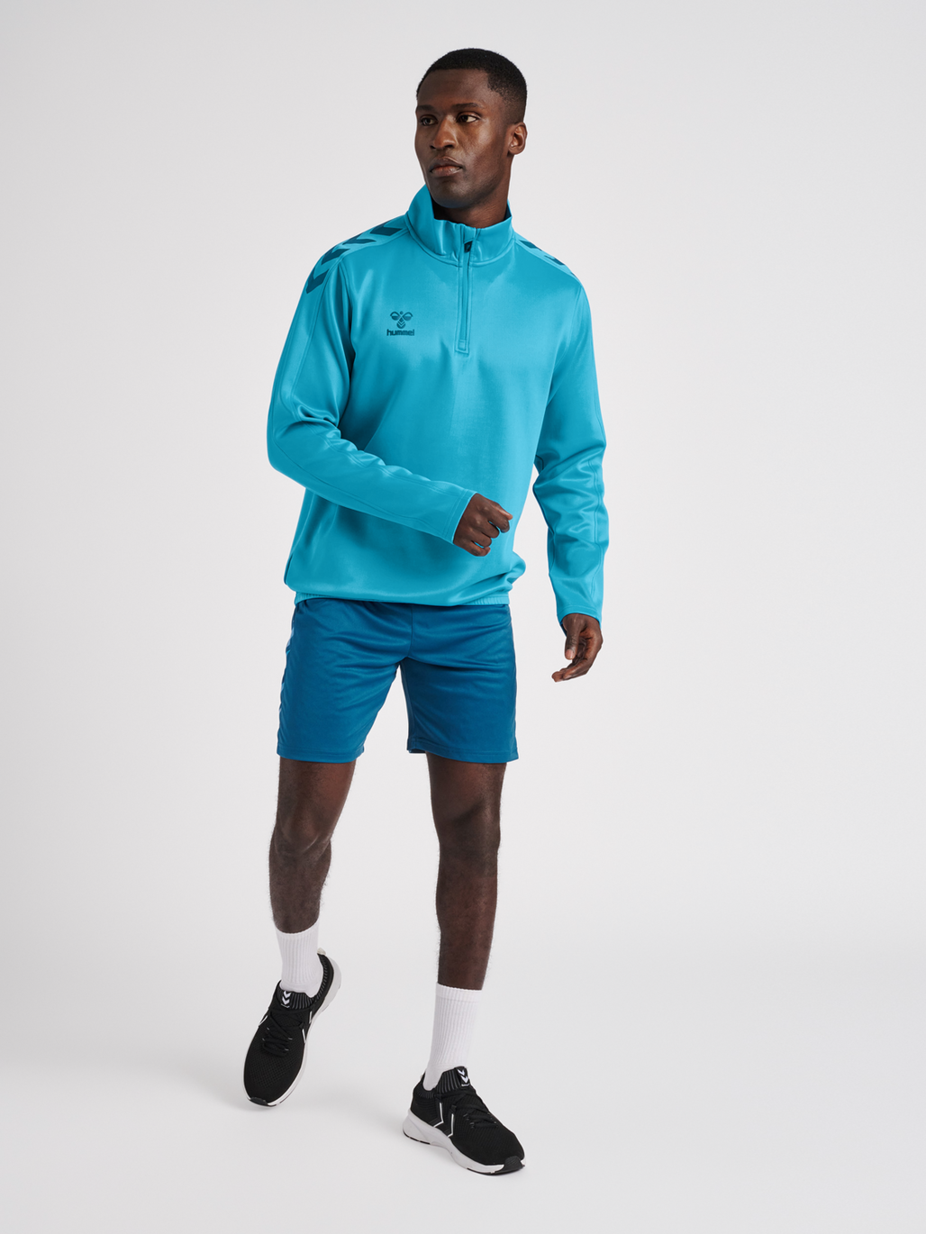 hmlCORE XK HALF ZIP POLY SWEAT