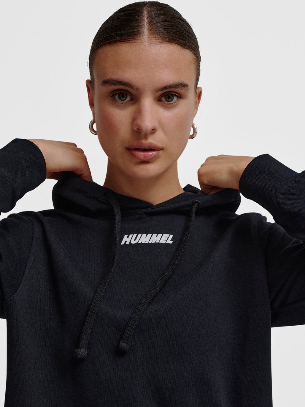 hmlELEMENTAL SHORT HOODIE WOMAN
