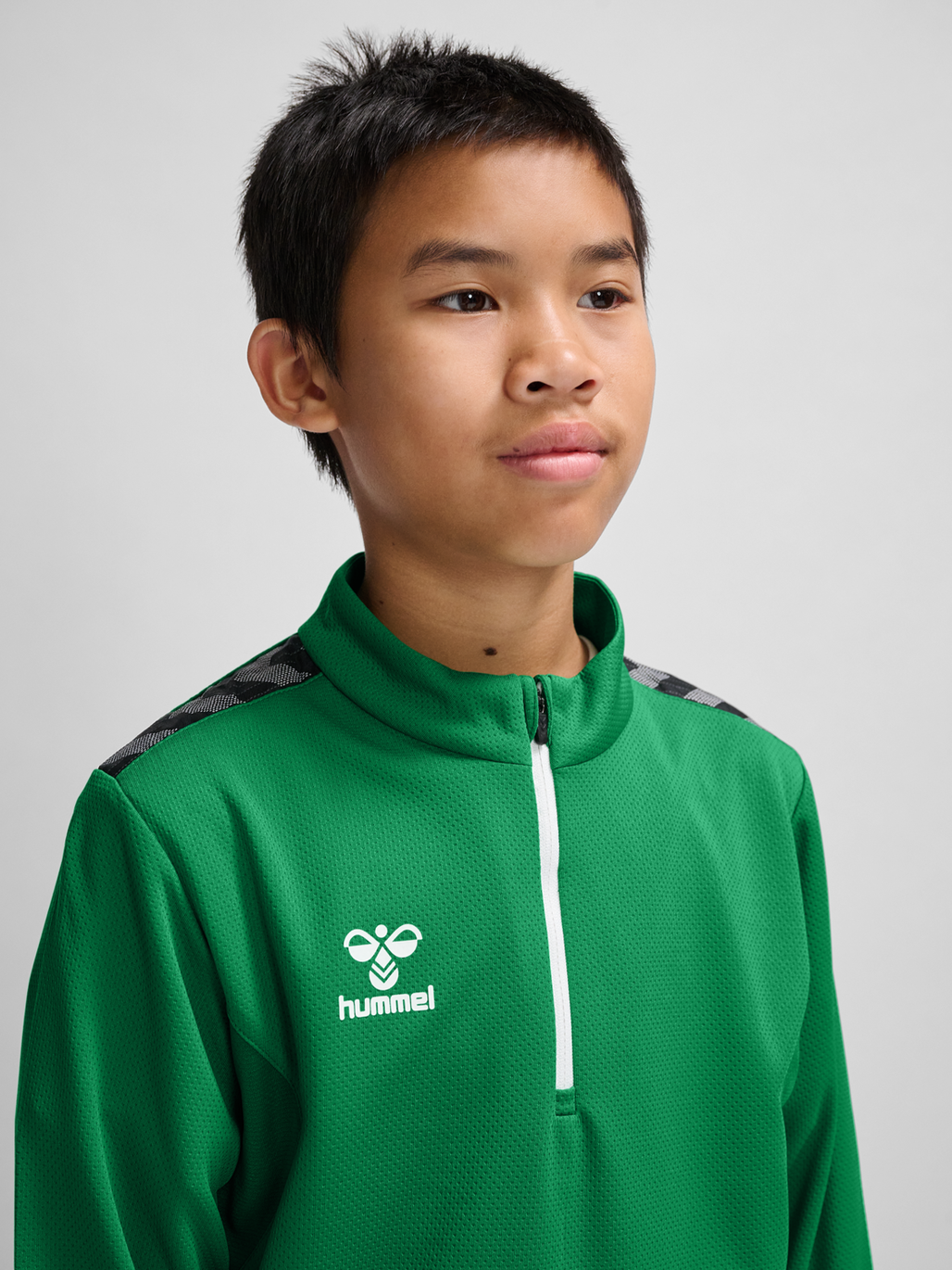 hmlAUTHENTIC HALF ZIP SWEAT KIDS