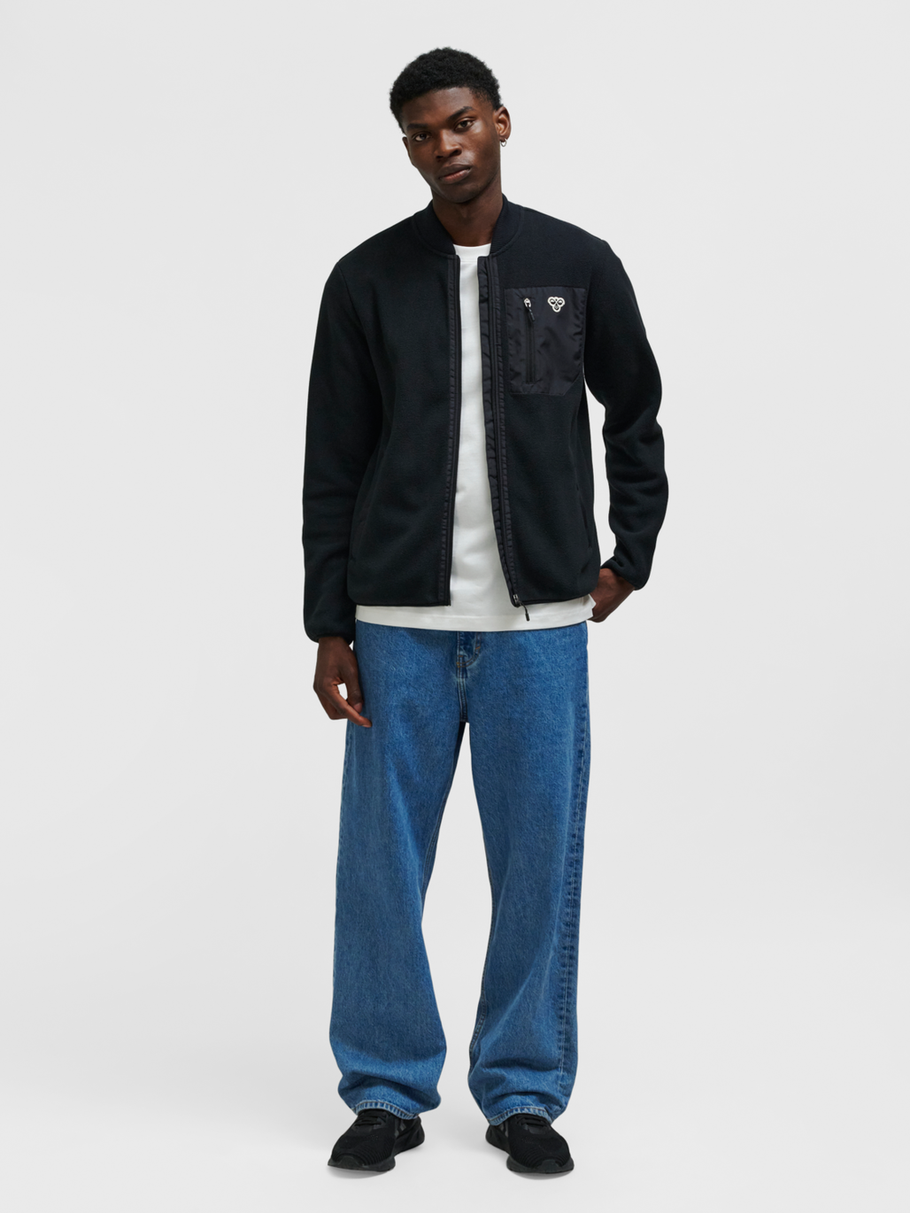 hmlFLEECE ZIP JACKET BEE