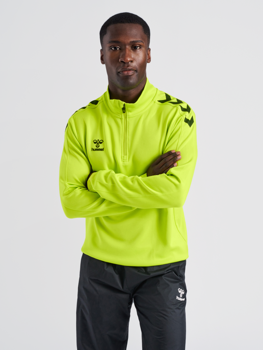 hmlCORE XK HALF ZIP POLY SWEAT