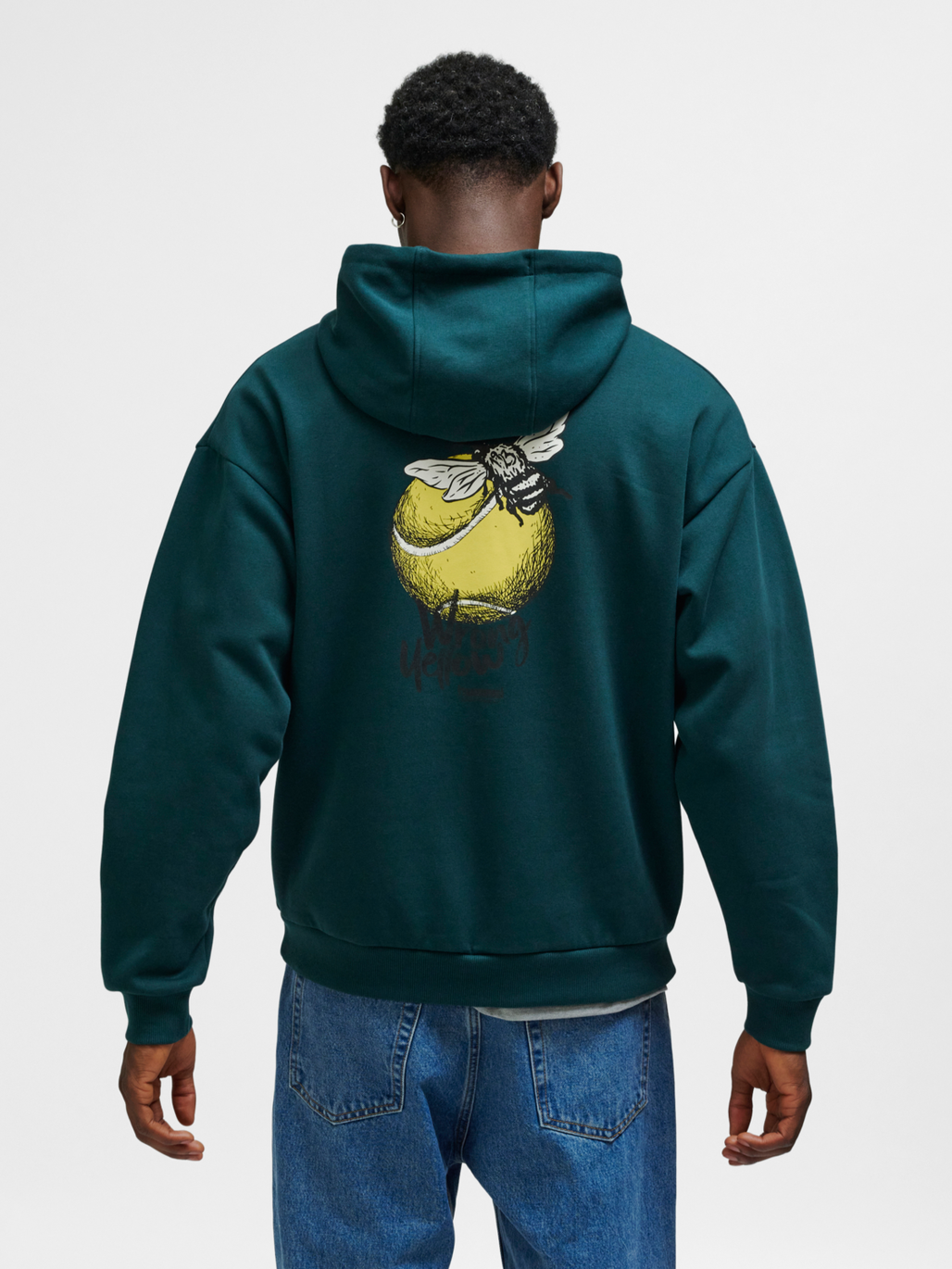hmlLOOSE HOODIE WRONG YELLOW