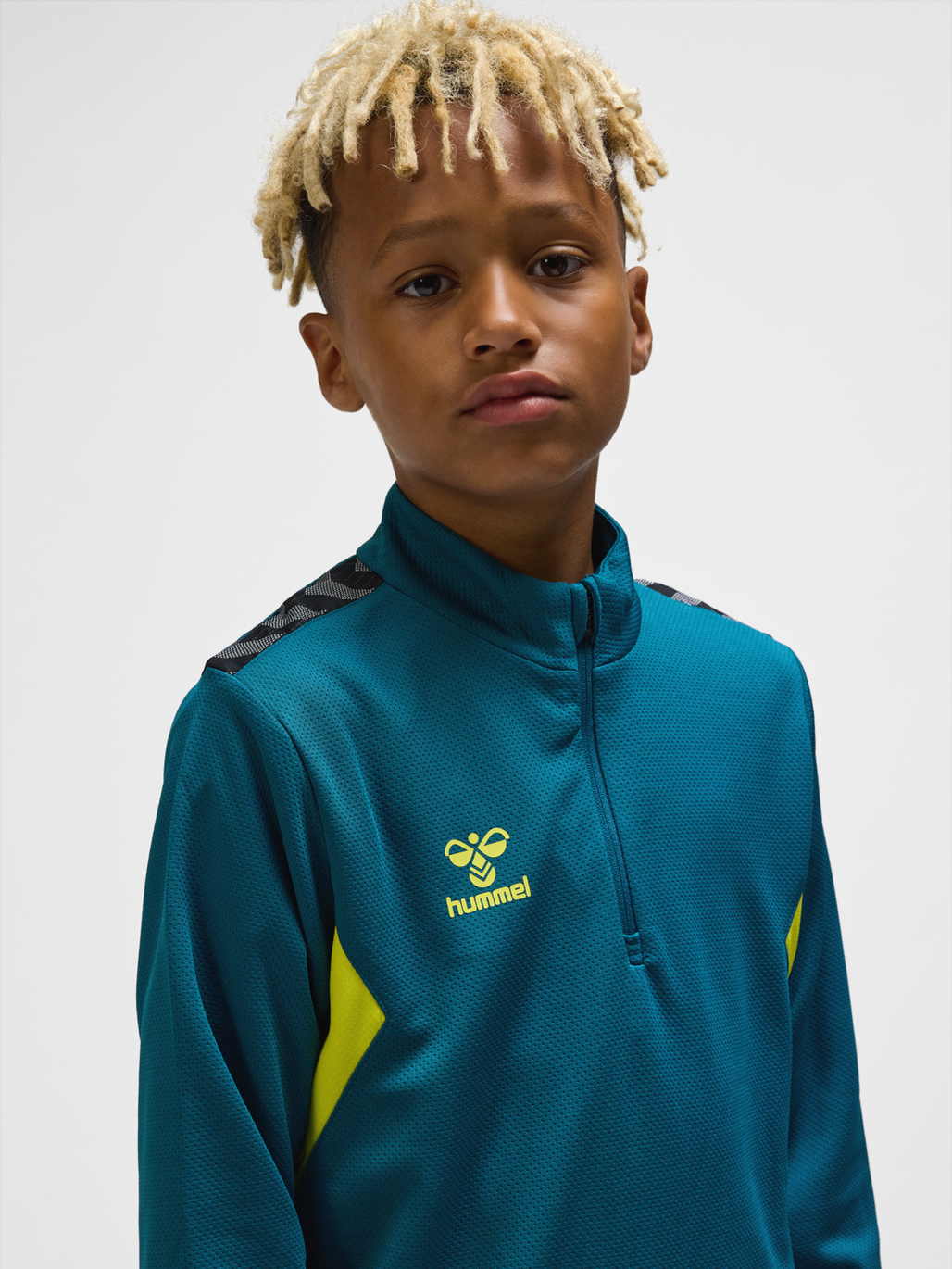 hmlAUTHENTIC HALF ZIP SWEAT KIDS