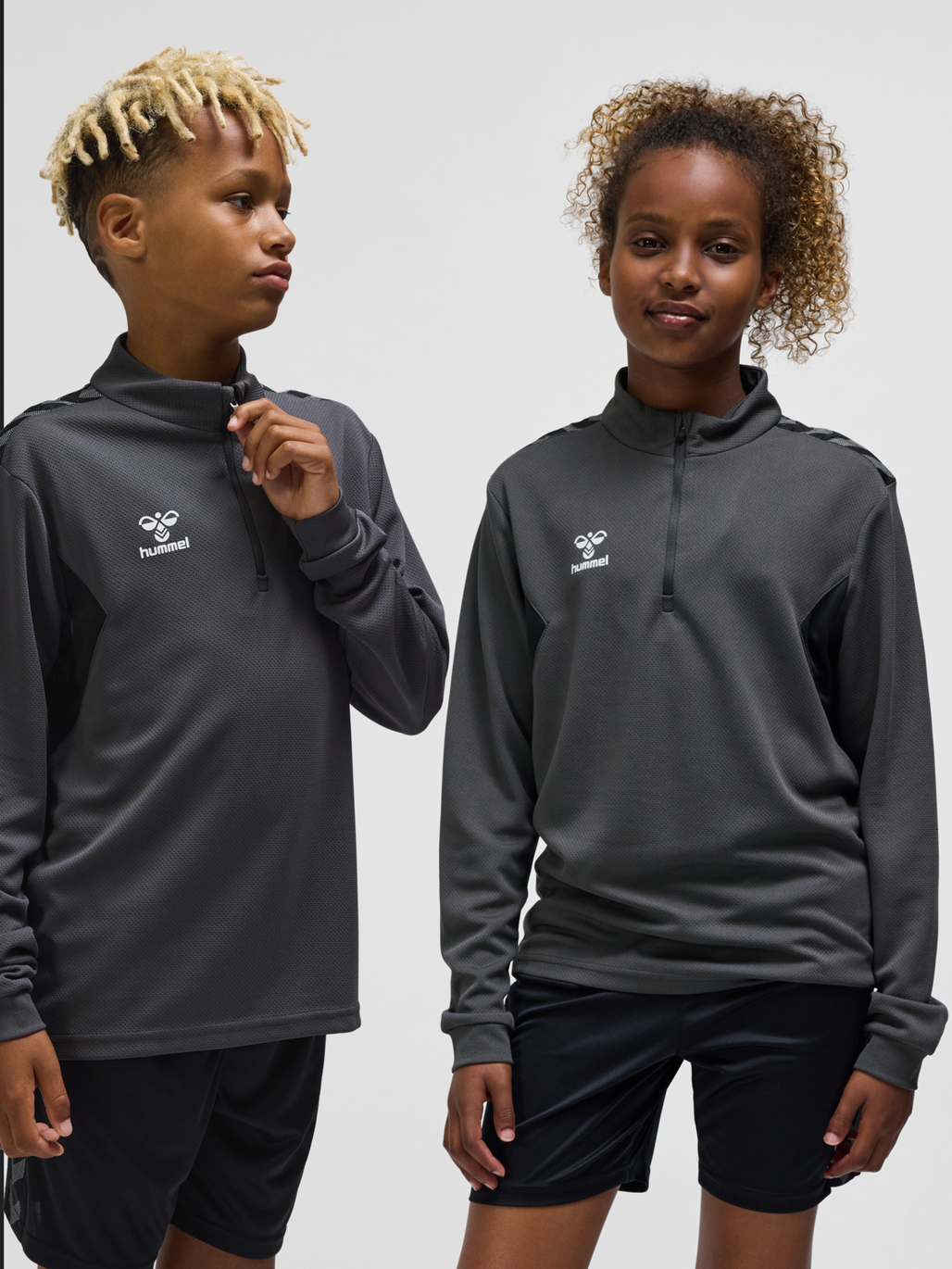 hmlAUTHENTIC HALF ZIP SWEAT KIDS