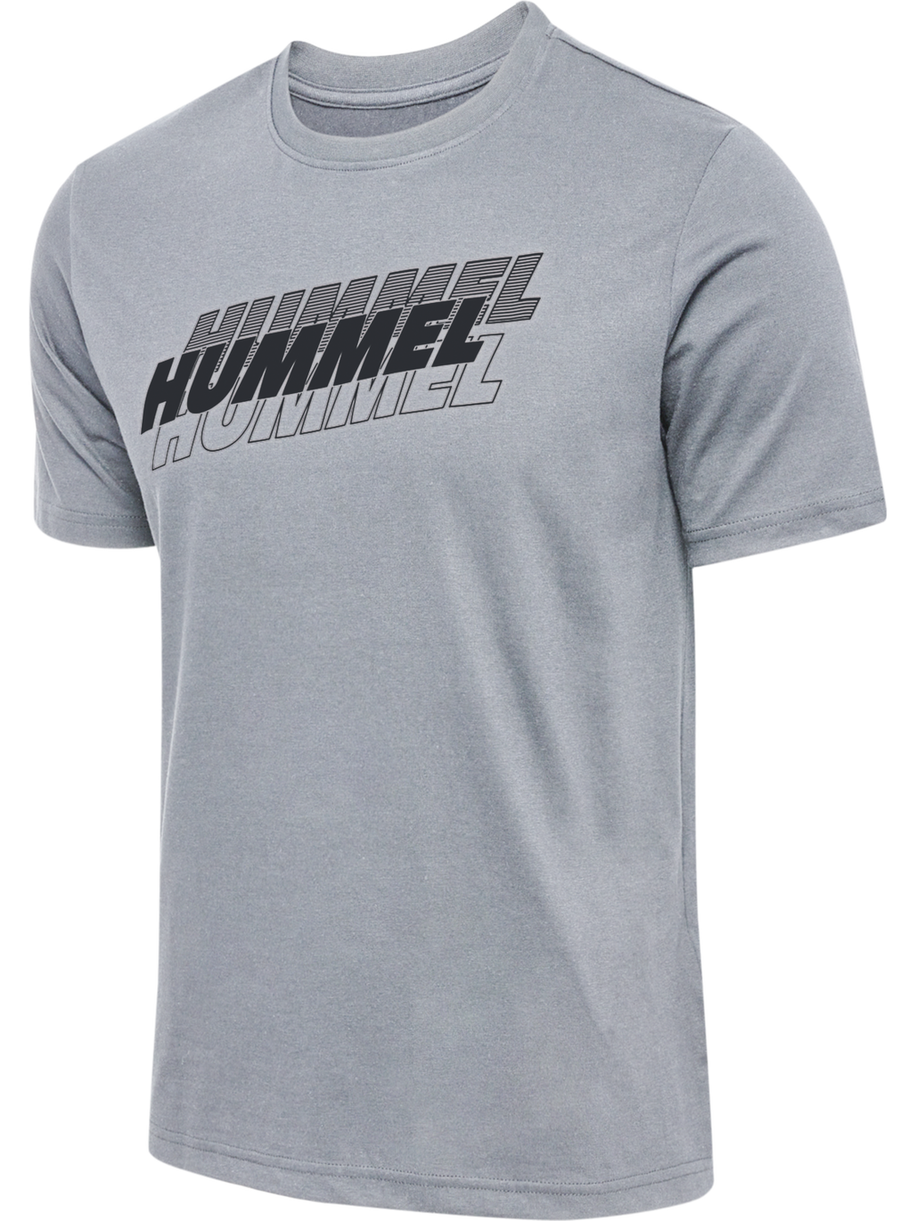 hmlGRAPHIC TRIPLE LOGO COTTON TEE