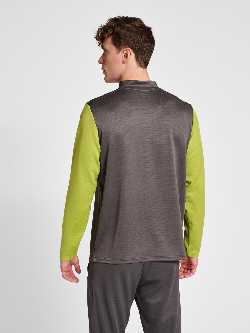 hmlONGRID 1/2 ZIP POLY SWEAT