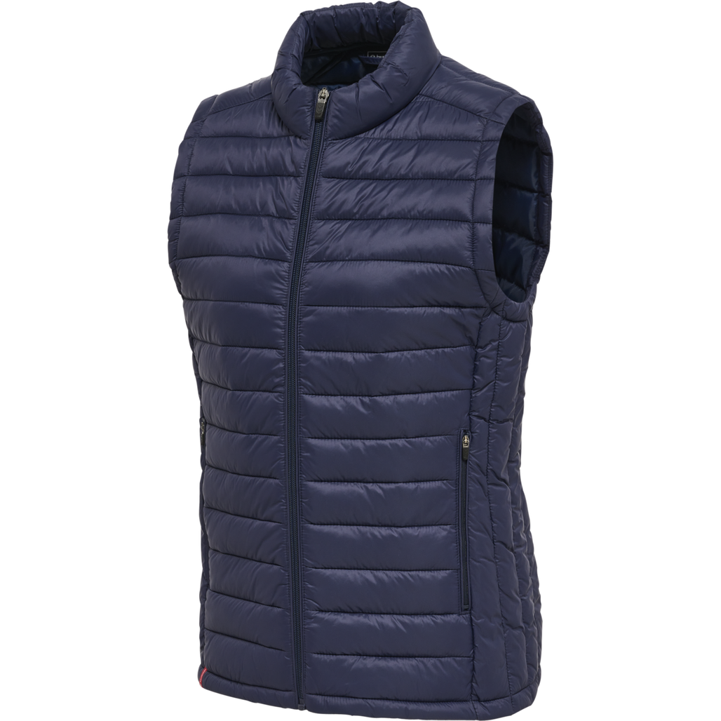 hmlRED QUILTED WAISTCOAT WOMAN