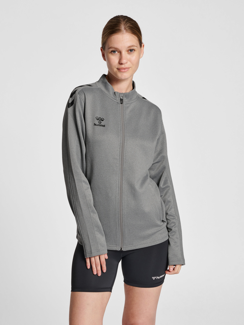 hmlCORE XK POLY ZIP SWEAT WOMAN