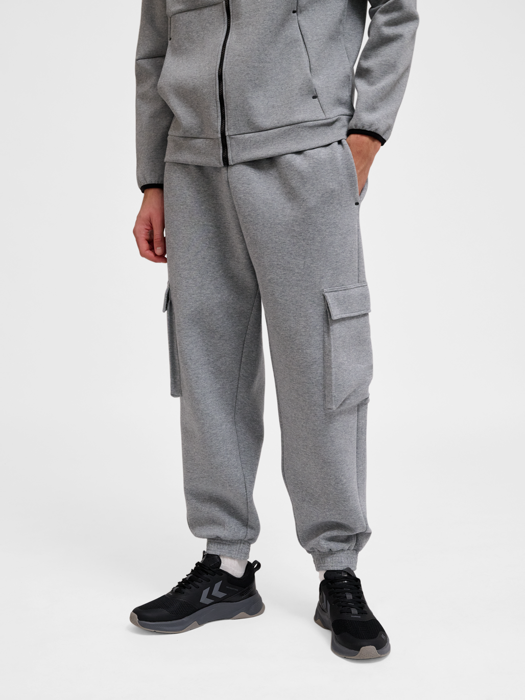 hmlTECH FLEECE LOOSE CARGO PANTS