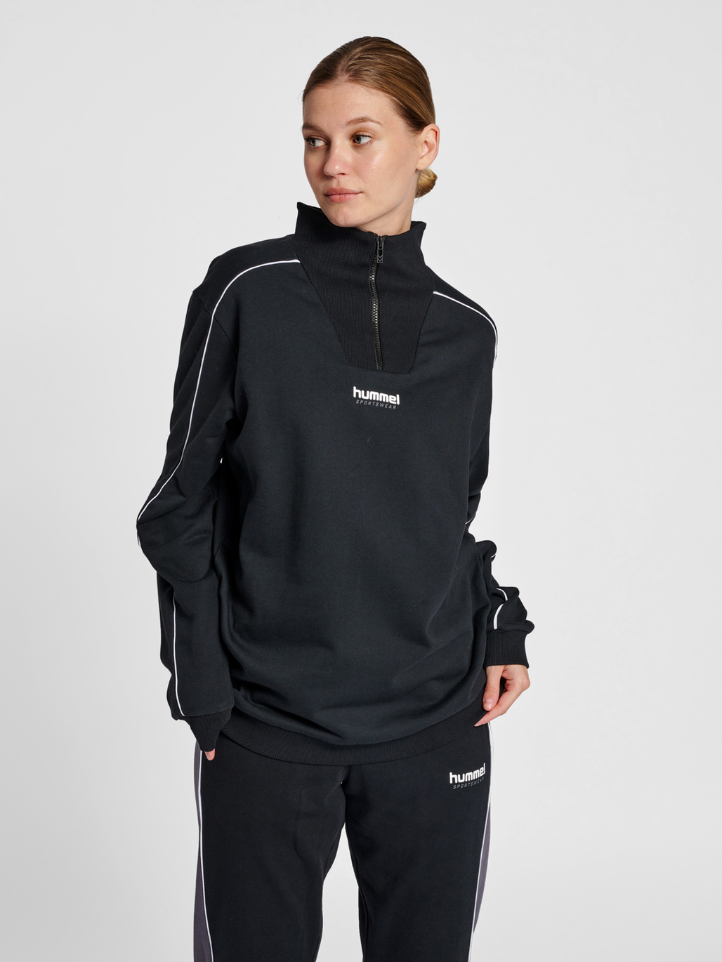 hmlLGC WESLEY HALF ZIP SWEATSHIRT