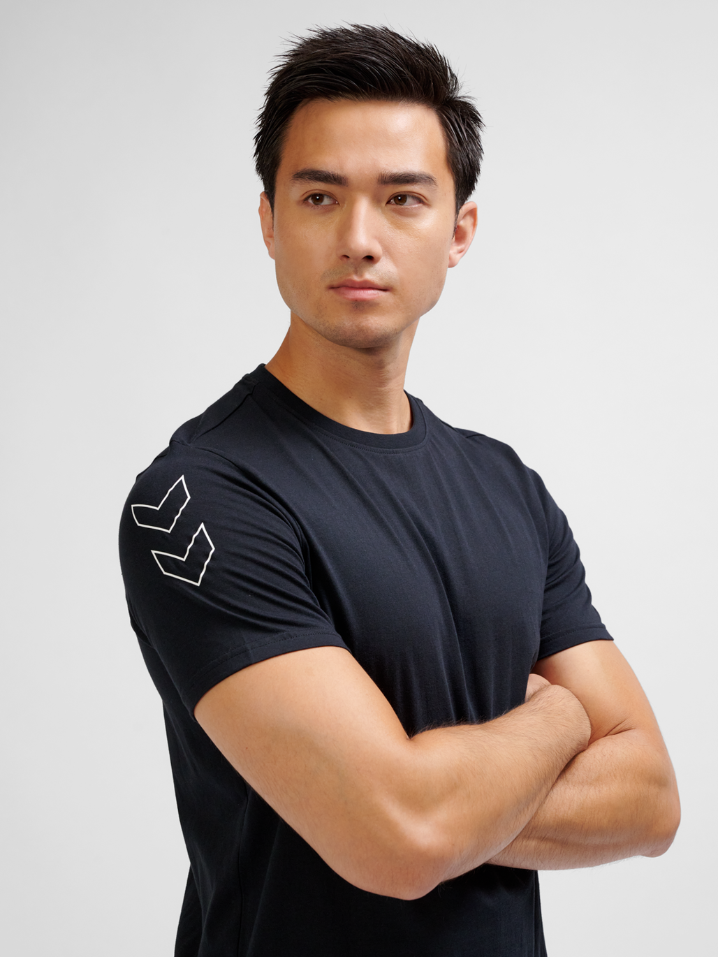 hmlELEMENTAL CHEVRON COTTON TEE