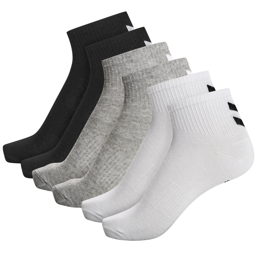 hmlCHEVRON 6-PACK  MID CUT SOCKS