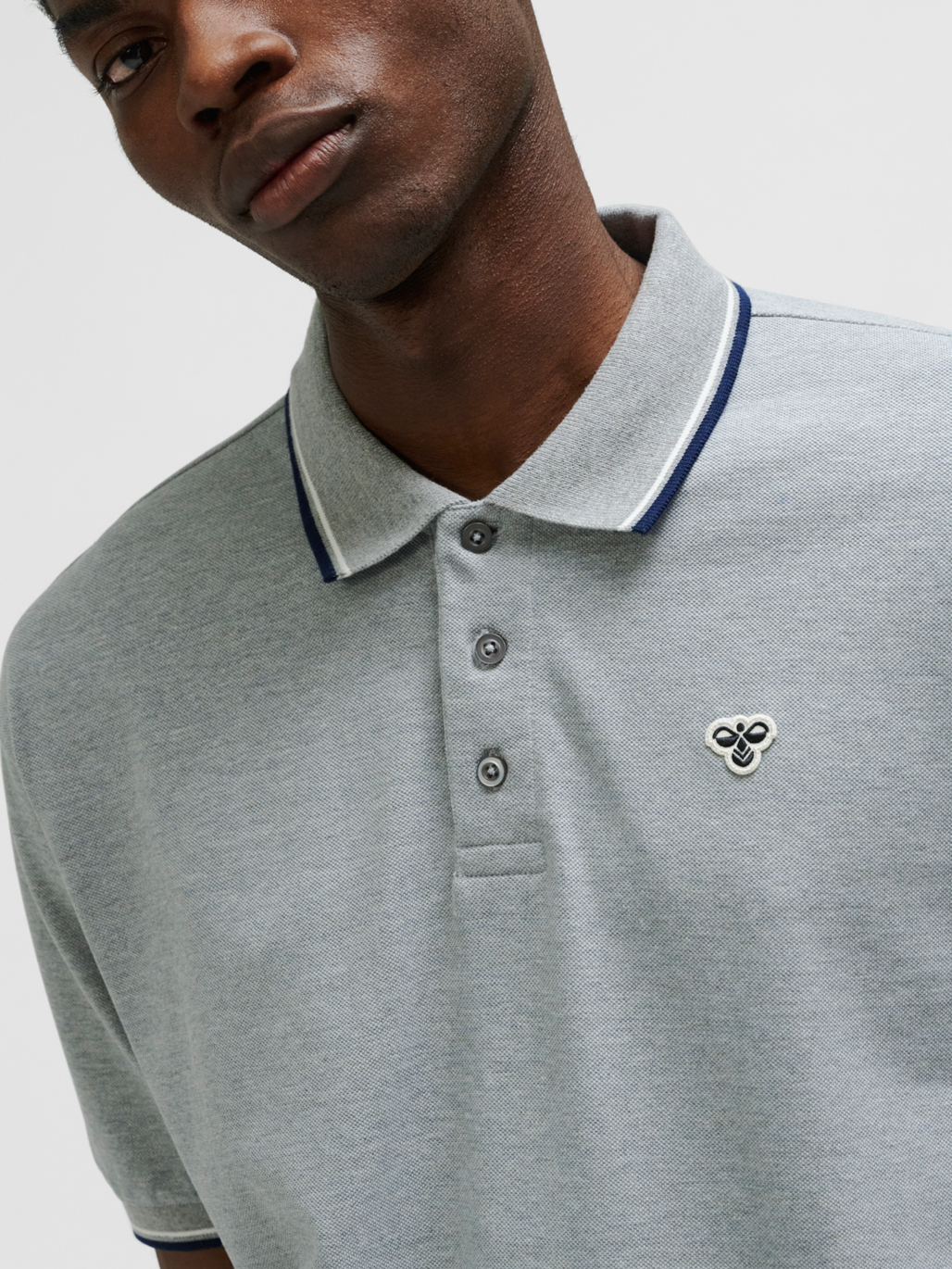 hmlLOOSE POLO SHIRT S/S BEE