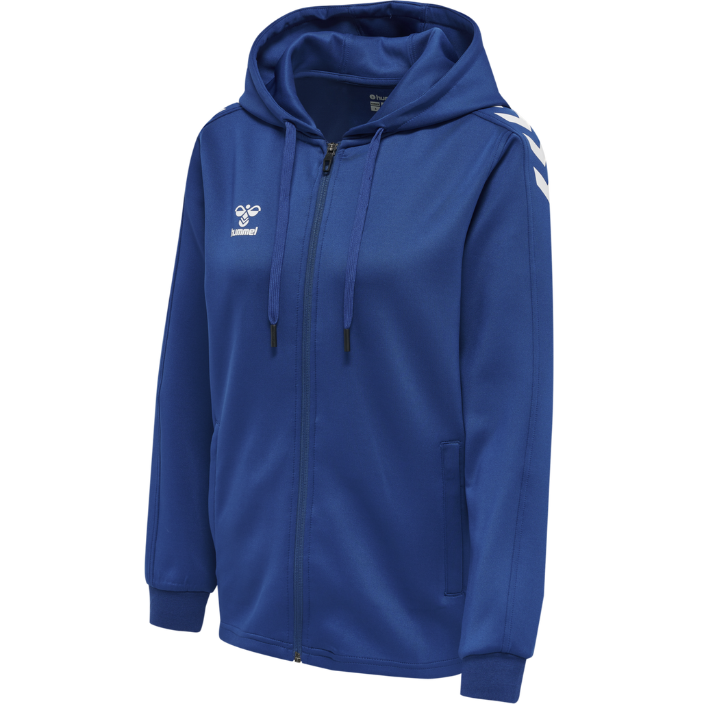 hmlCORE XK POLY ZIP HOOD SWEAT WOMA