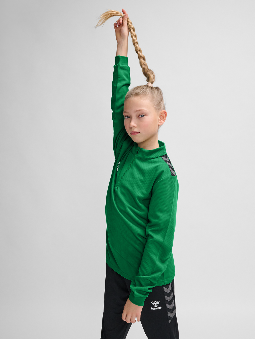 hmlAUTHENTIC HALF ZIP SWEAT KIDS