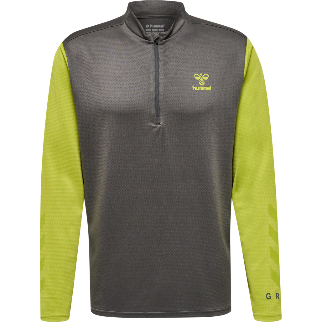 hmlONGRID 1/2 ZIP POLY SWEAT