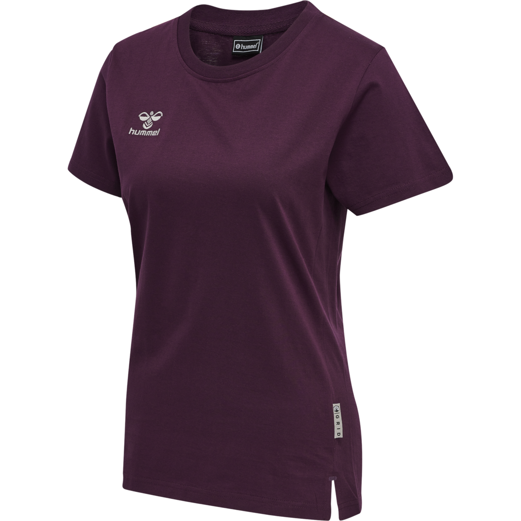 hmlMOVE GRID COTTON T-SHIRT S/S WOM