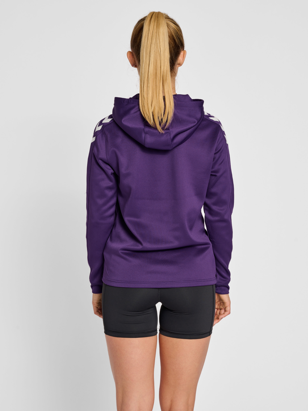 hmlCORE XK POLY ZIP HOOD SWEAT WOMA