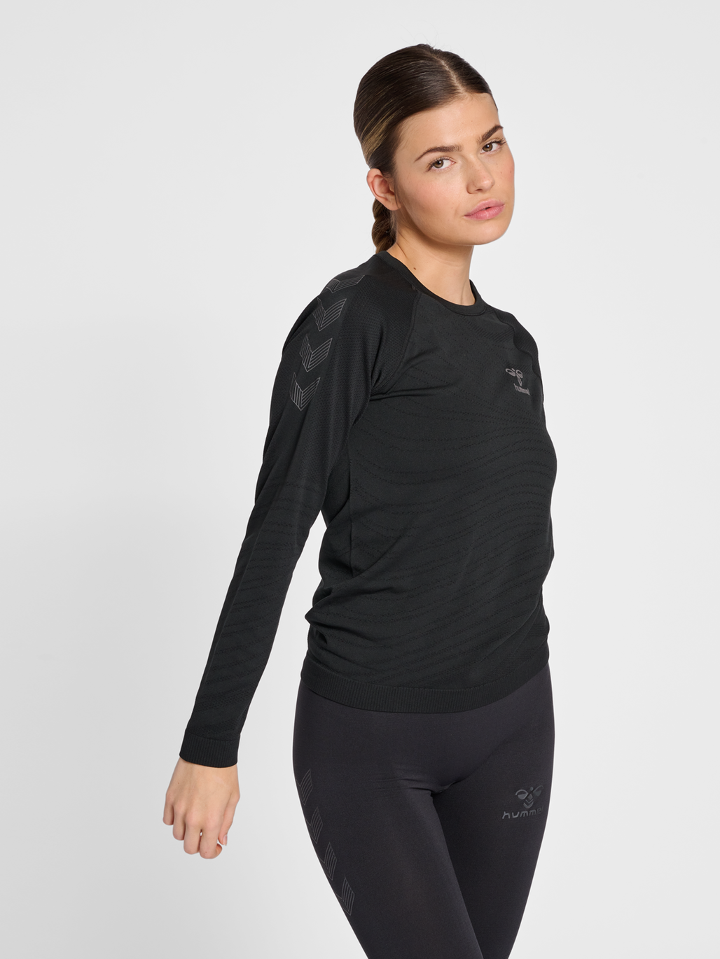 hmlONGRID SEAMLESS L/S WO
