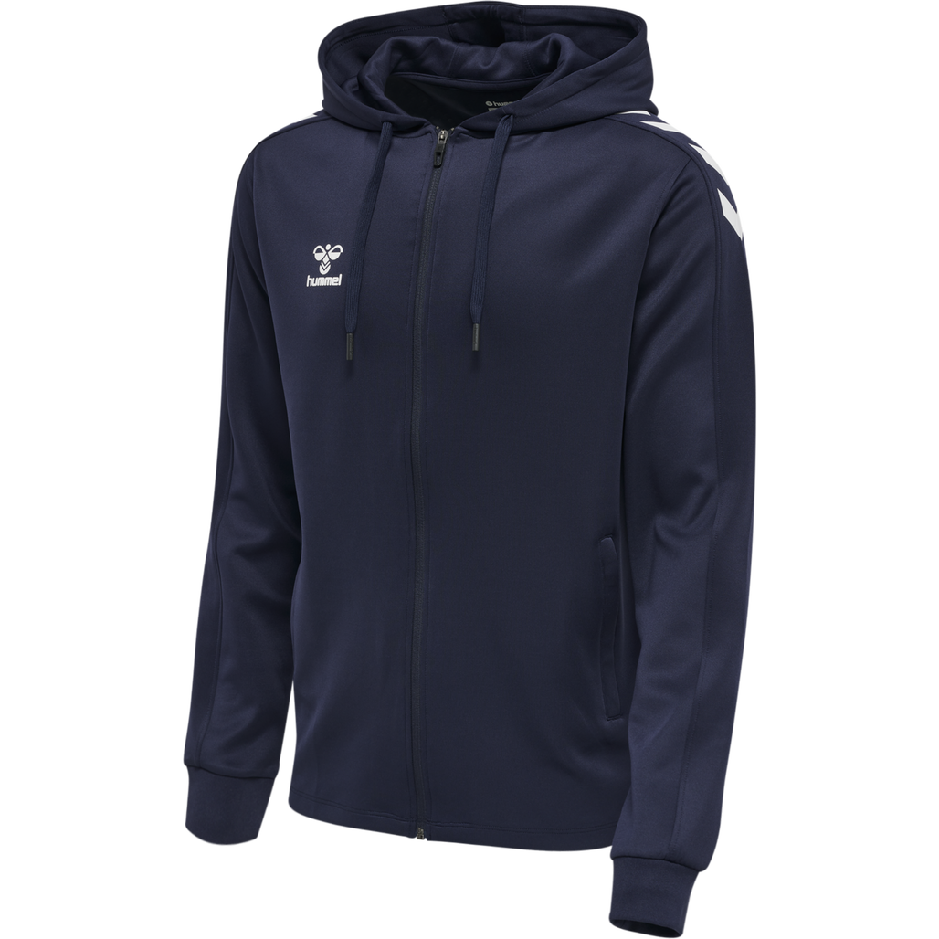 hmlCORE XK POLY ZIP HOOD SWEAT