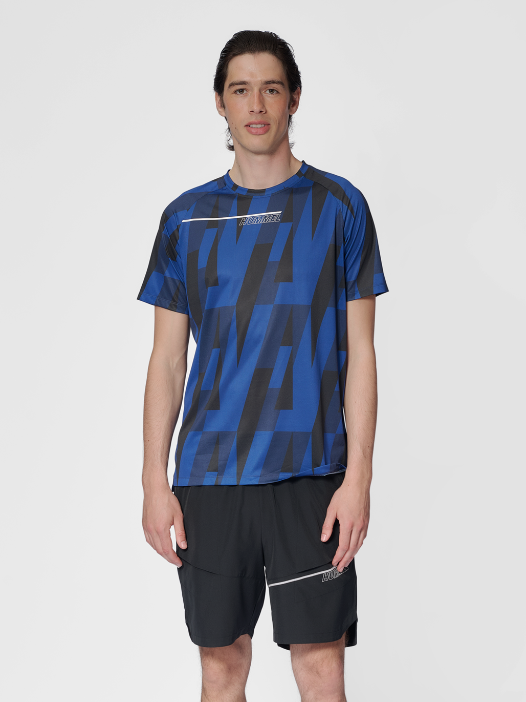 hmlCOURT AOP LIGHT WEIGHT T-SHIRT