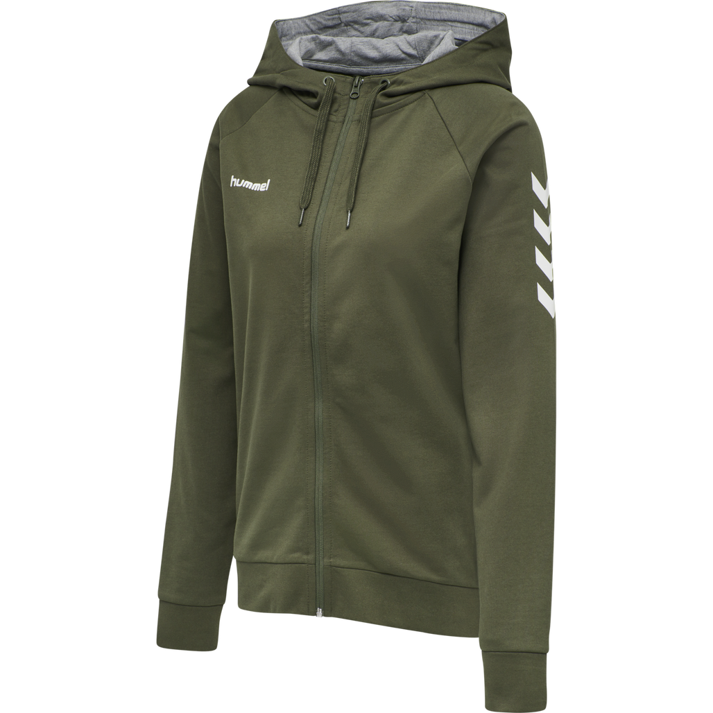 HMLGO COTTON ZIP HOODIE WOMAN