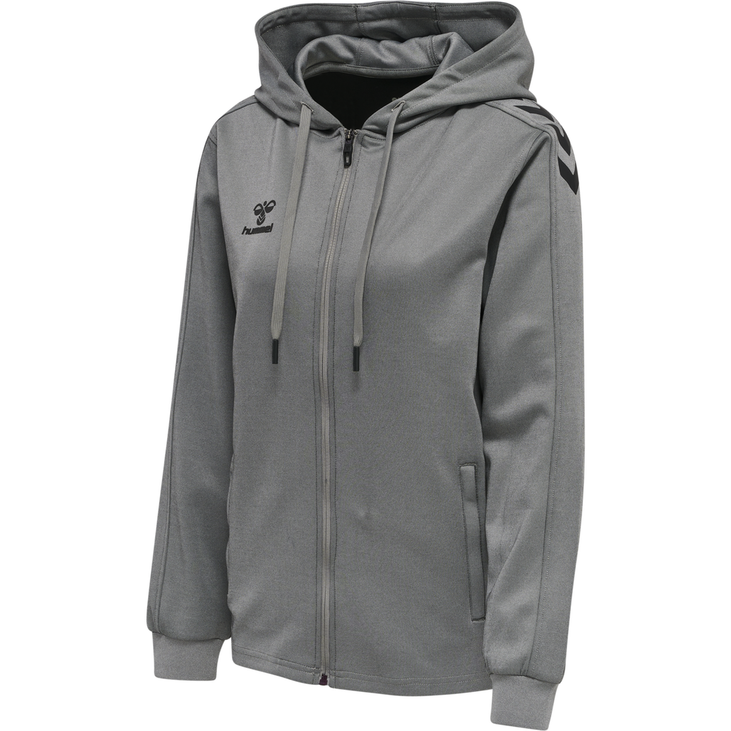 hmlCORE XK POLY ZIP HOOD SWEAT WOMA