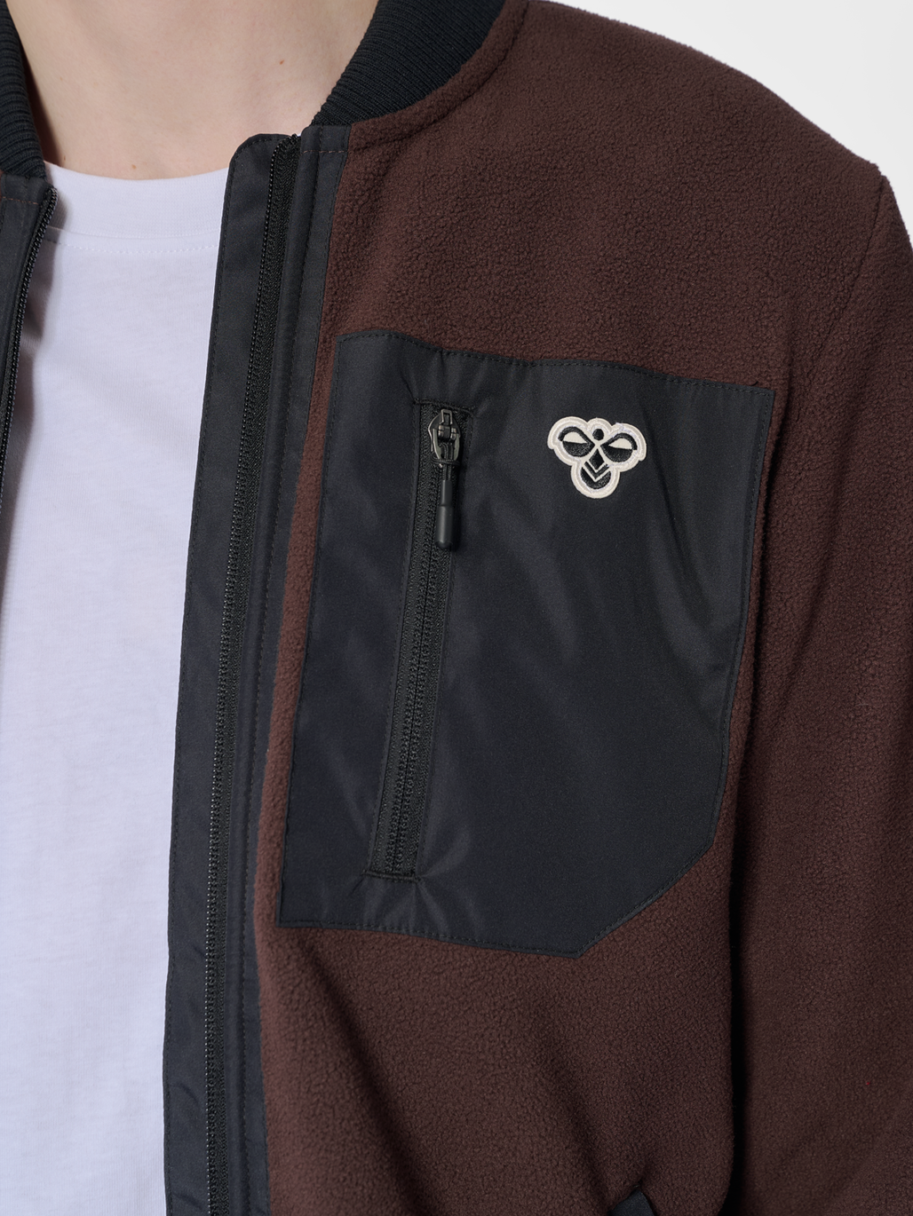 hmlFLEECE ZIP JACKET BEE