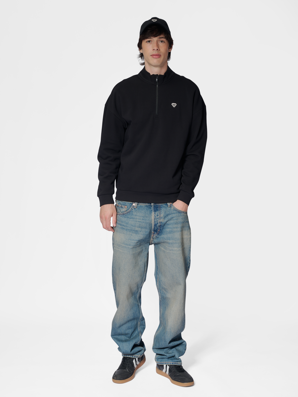 hmlLOOSE HALF ZIP  BEE