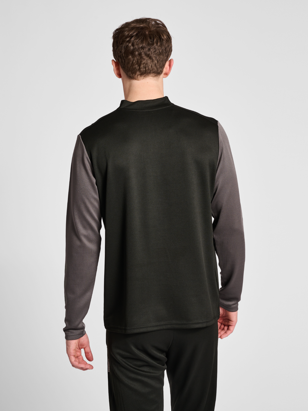 hmlONGRID 1/2 ZIP POLY SWEAT